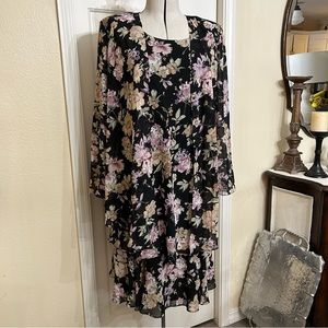 Metaphor Floral Dress and Jacket, size 16 (A2)